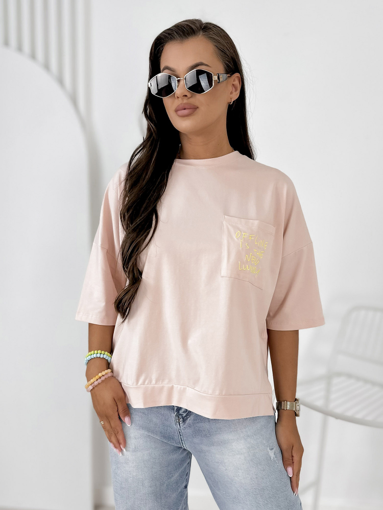 BLUZA ELSTE ROZ PUDRAT