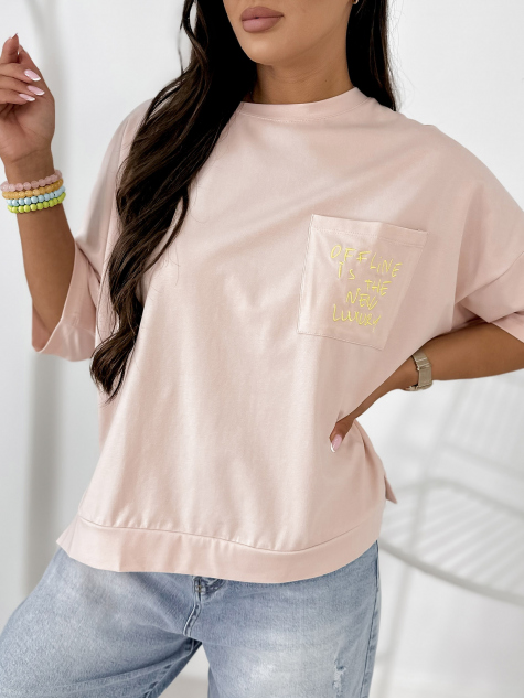 BLOUSE ELSTE ROSE POUDRE