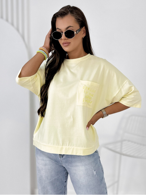 BLUZA ELSTE GALBENA
