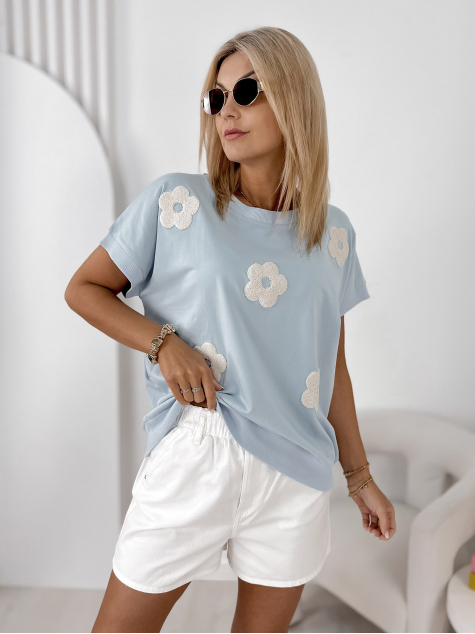 BLOUSE BLUE VERGE