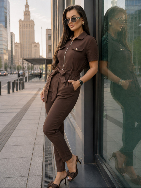JUMPSUIT CALIGARI BROWN