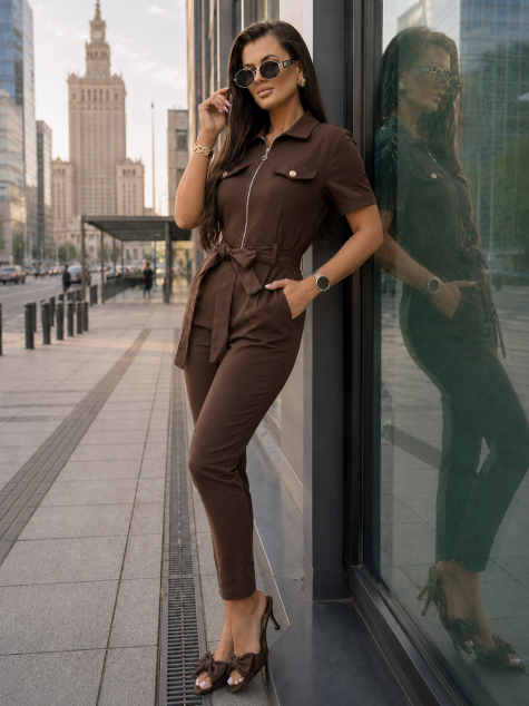 JUMPSUIT CALIGARI BROWN