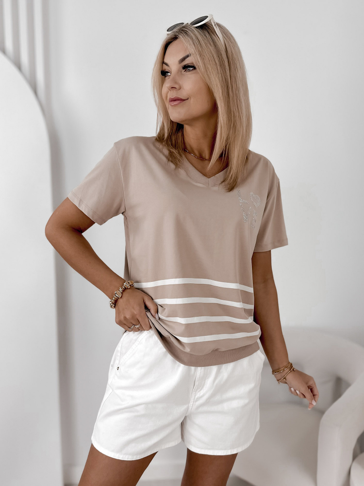BLÚZKA EVERTE BÉŽOVÁ