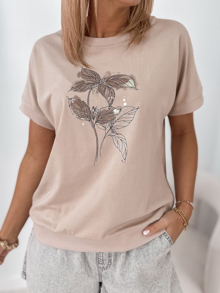 BLOUSE STRIVE BEIGE FONCÉ