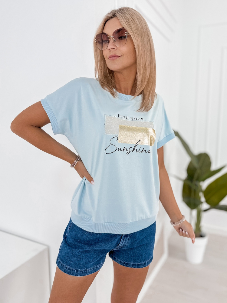 BLUZA LYNLEY ALBASTRA