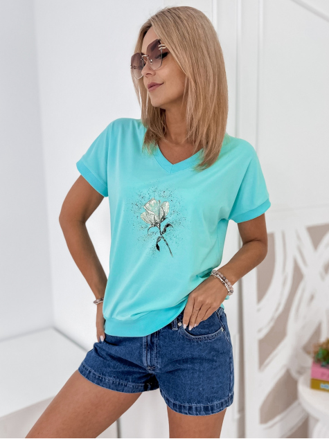 BLÚZKA CINDY TYRKYSOVÁ