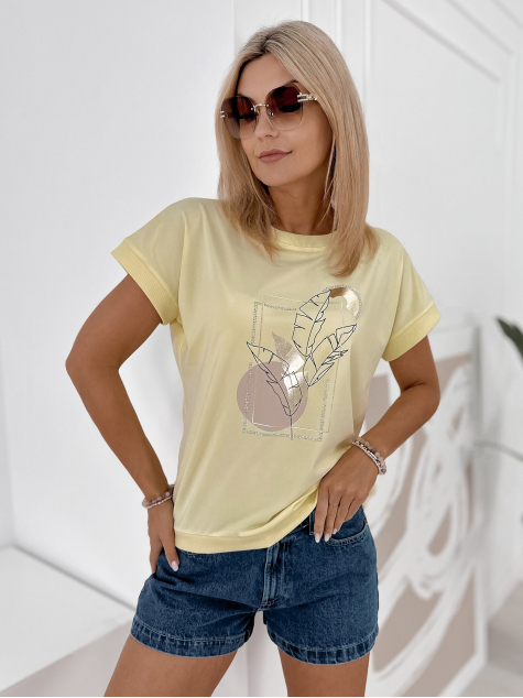 BLUZA ODETTE GALBENA