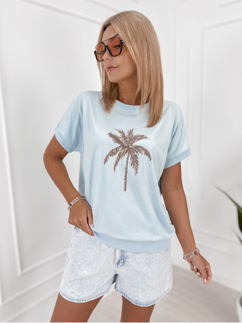 BLOUSE MONTEREY BLEU