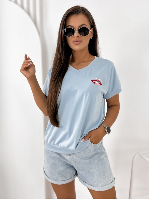 BLUZA DOMESTIQ ALBASTRU