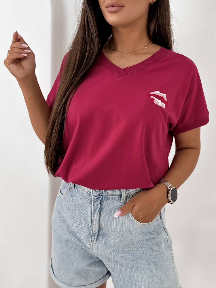 BLOUSE DOMESTIQ BURGUNDY
