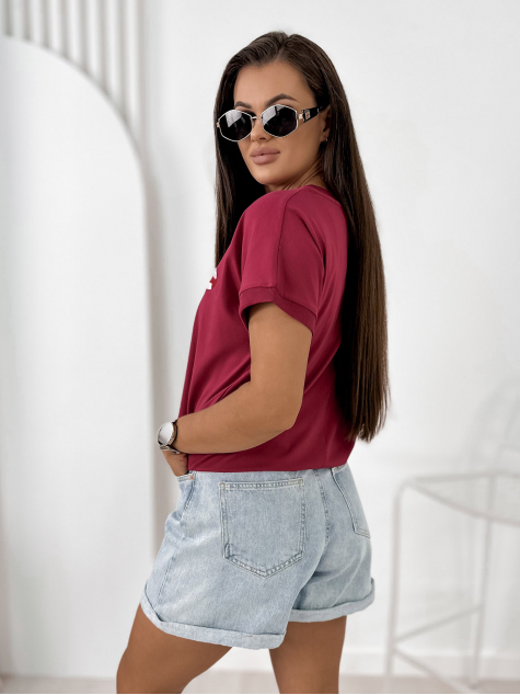 BLUSE DOMESTIQ Bordeaux