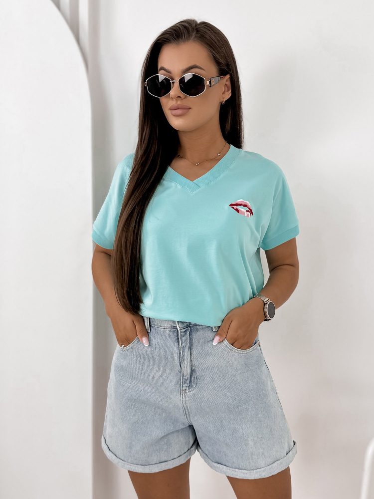 БЛУЗКА DOMESTIQ ТЮРКОАЗЕНА