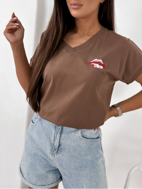 BLOUSE DOMESTIQ BROWN