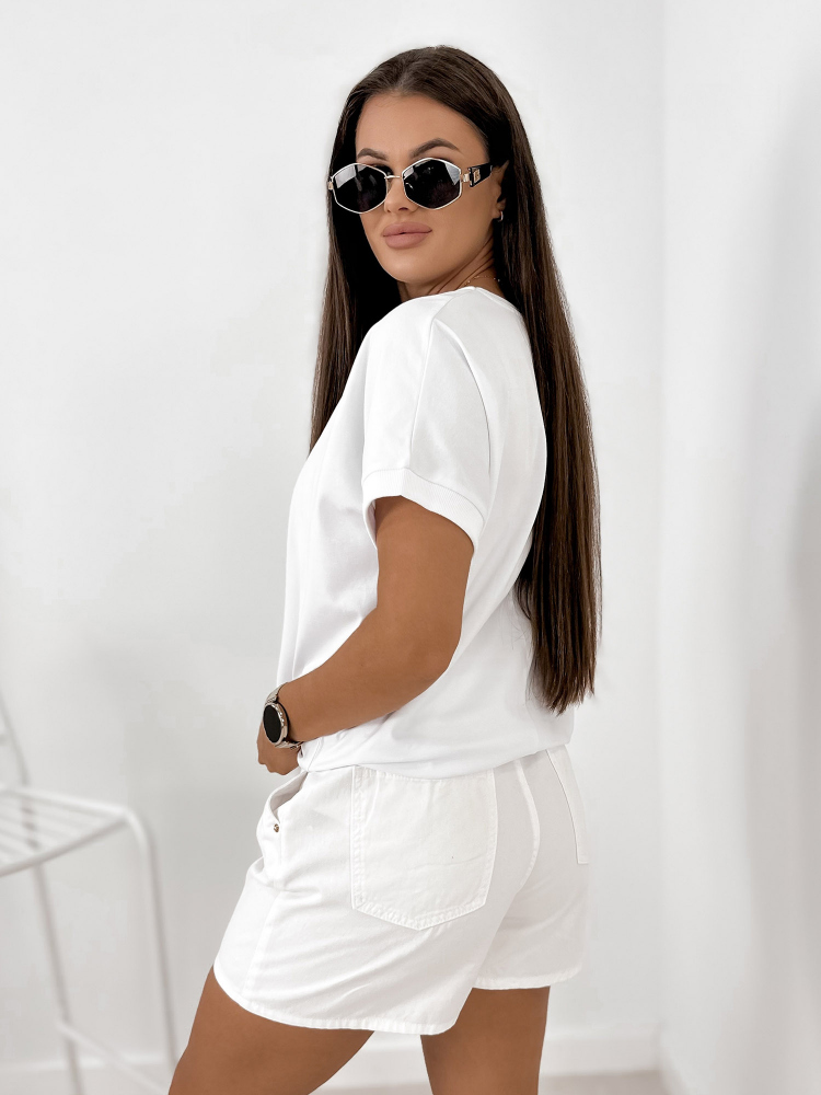 BLUSE FLANDERN WEISS