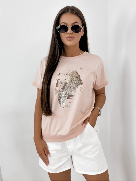 BLUSE FLANDERN PUDERROSA