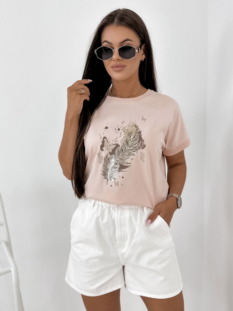 BLOUSE FLANDRE ROSE POUDRE