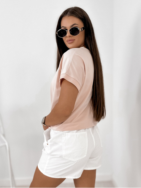 BLOUSE FLANDRE ROSE POUDRE
