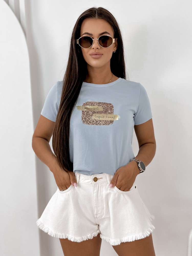 BLUZA TRICOU ALBASTRU