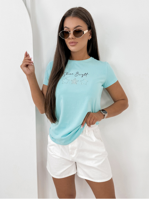 BLUSE BRINE TÜRKISE