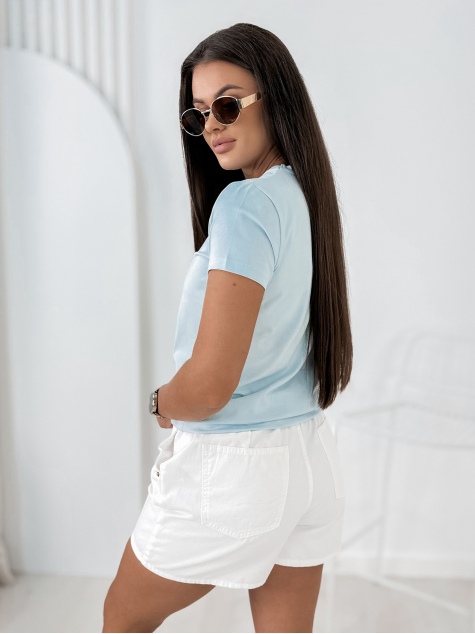 BLOUSE SAUMURE BLEUE