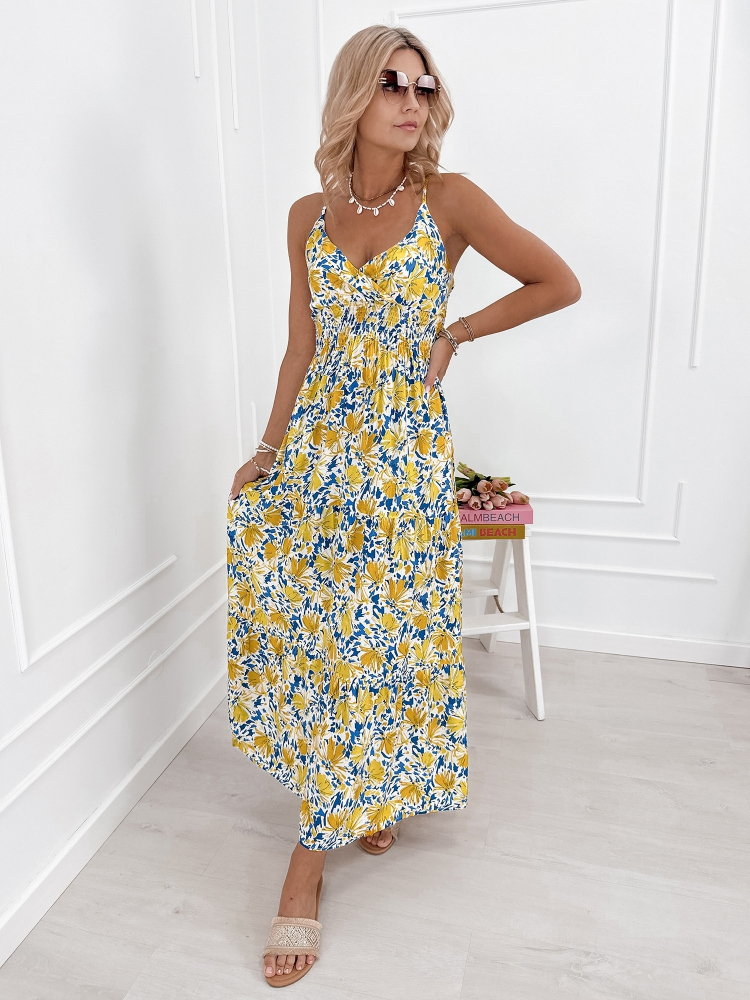 ROBE PARCOURIR JAUNE