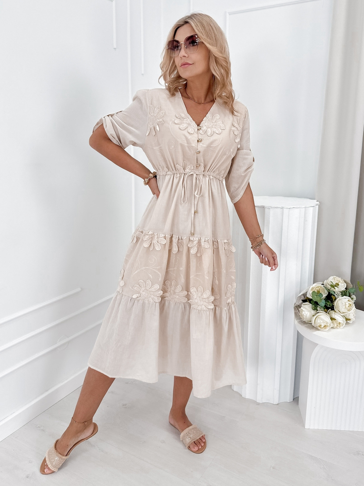 KLEID SANTIER BEIGE