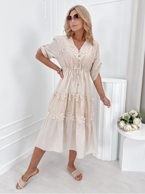 DRESS SANTIER BEIGE