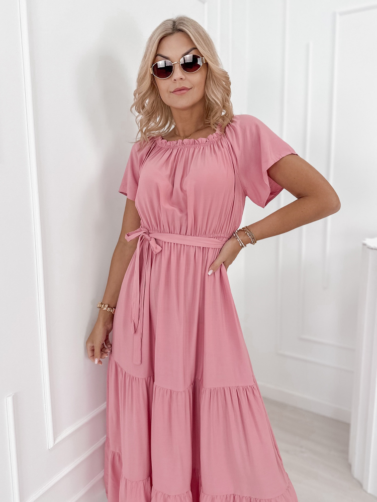 ROBE CHEVILLE ROSE SALI
