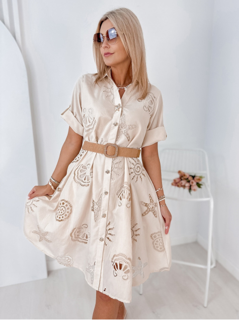 KLEID LOUP BEIGE