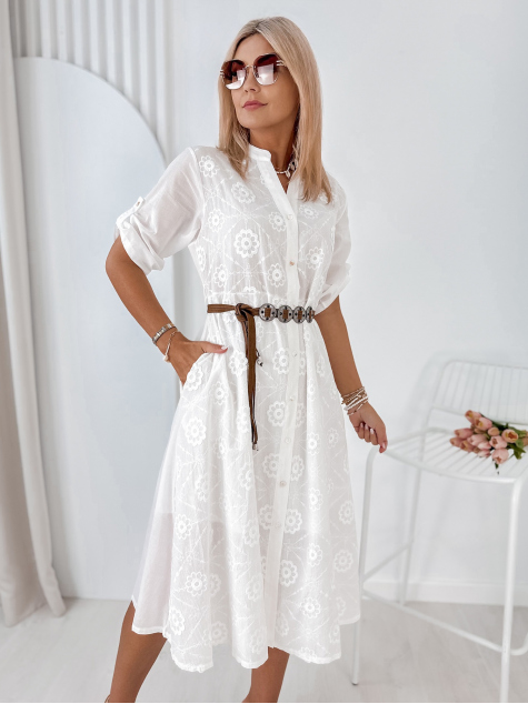 ROBE VITRAIL ÉCRU