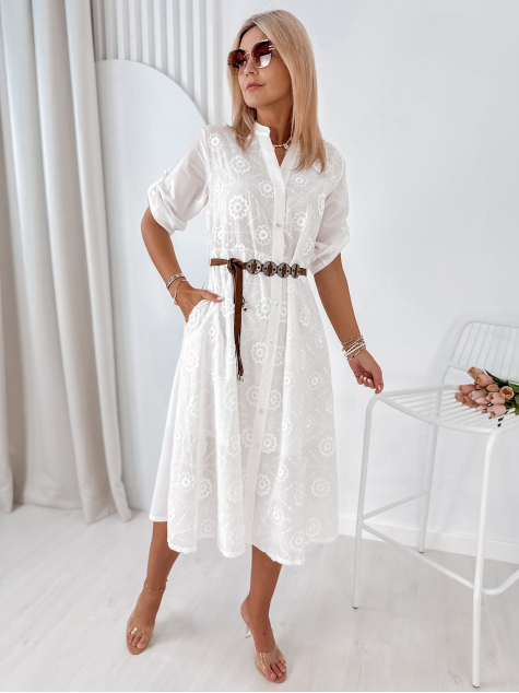 ROBE VITRAIL ÉCRU