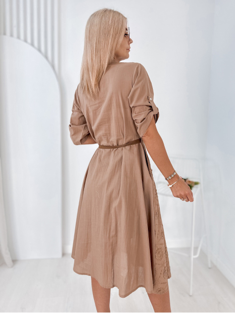 ROBE VITRAIL BRUN