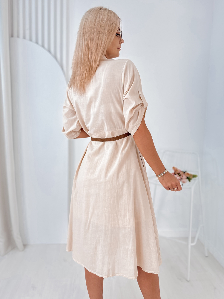 KLEID VITRAIL BEIGE