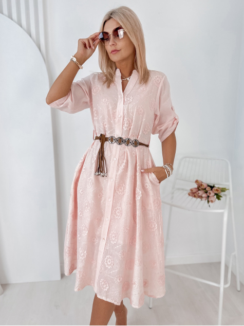 DRESS STAINED GLASS POWDER PINK