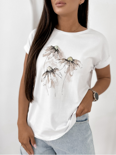 BLOUSE ROWLINS BLANC