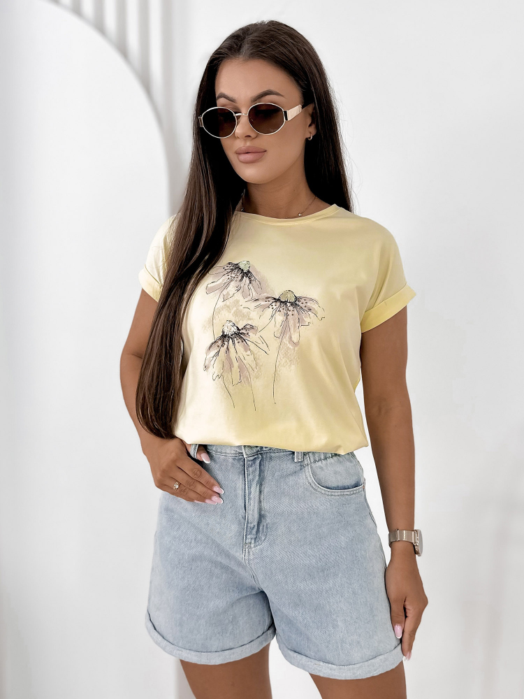 BLOUSE ROWLINS JAUNE