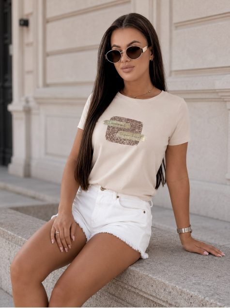 BLOUSE MAILOT BEIGE