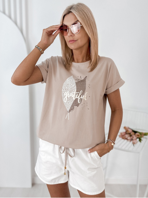 BLUZA BATILDE BEJ INCHIS