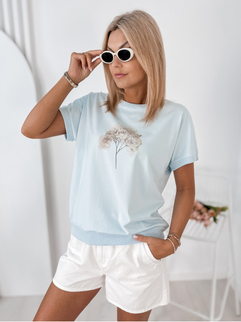 BLOUSE BLUE PARME