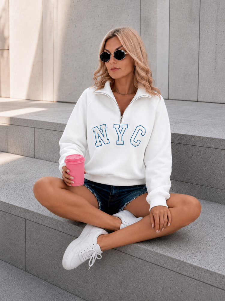 PULL RENO ÉCRU