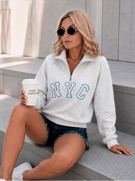 SWEATSHIRT RENO GRAU