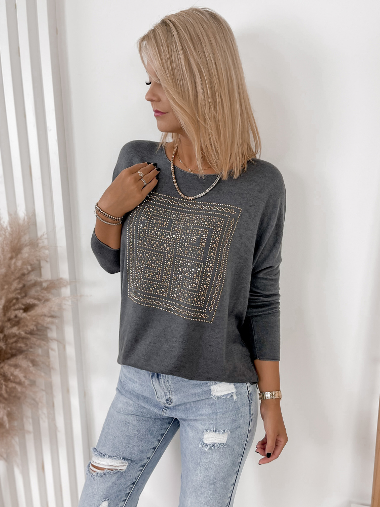 BLOUSE ELBA GRAPHITE