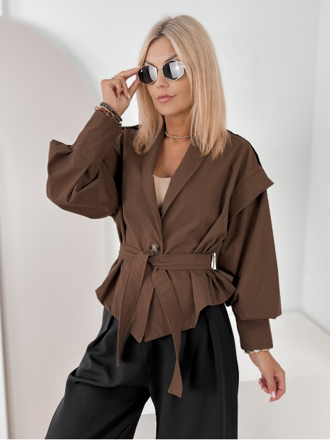 JACKET HOKNEY BROWN
