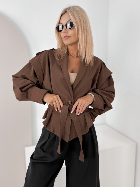 VESTE HOKNEY BRUN