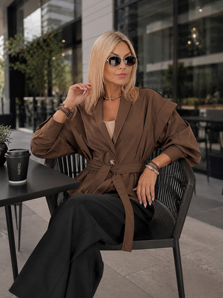 JACKET HOKNEY BROWN