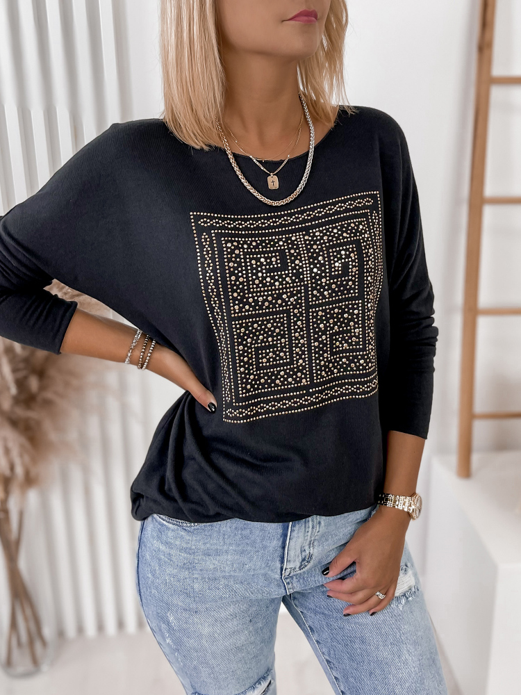 BLUSE ELBA SCHWARZ