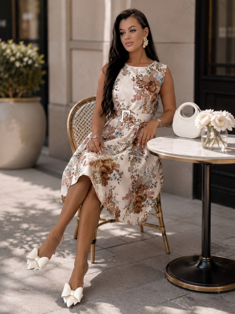 KLEID AUGUSTA BRAUNE
