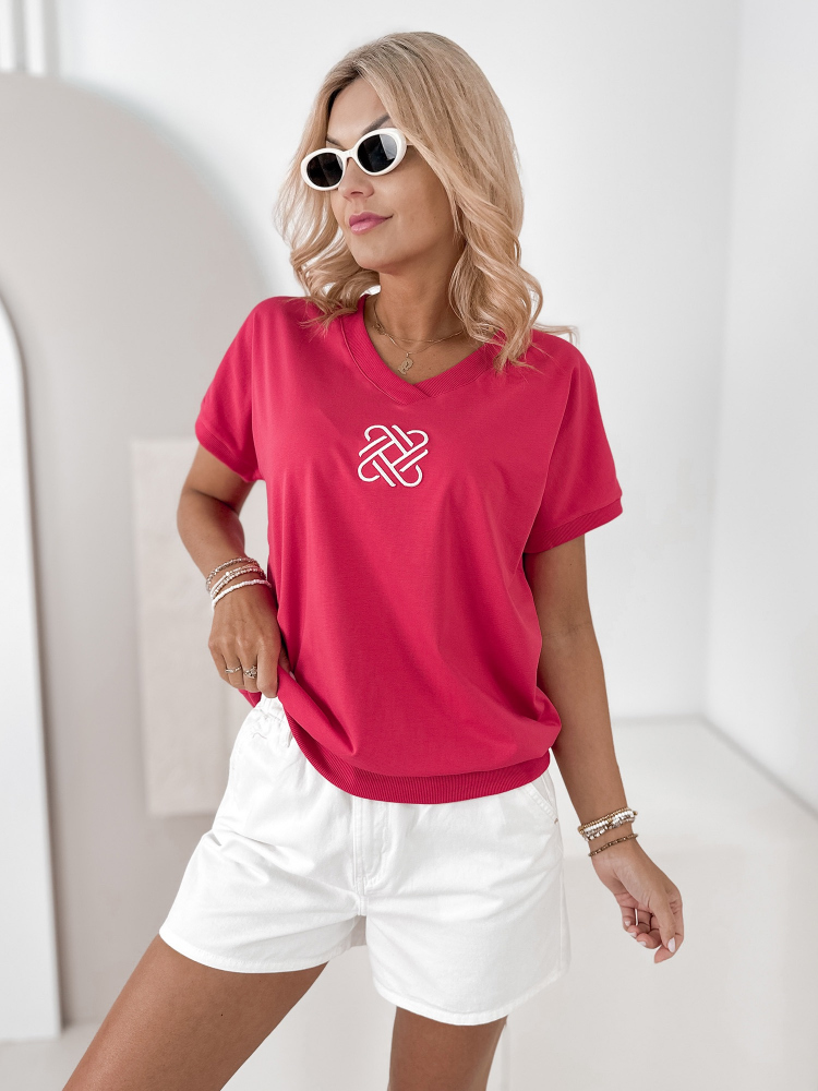 BLOUSE CALDER FRAMBOISE