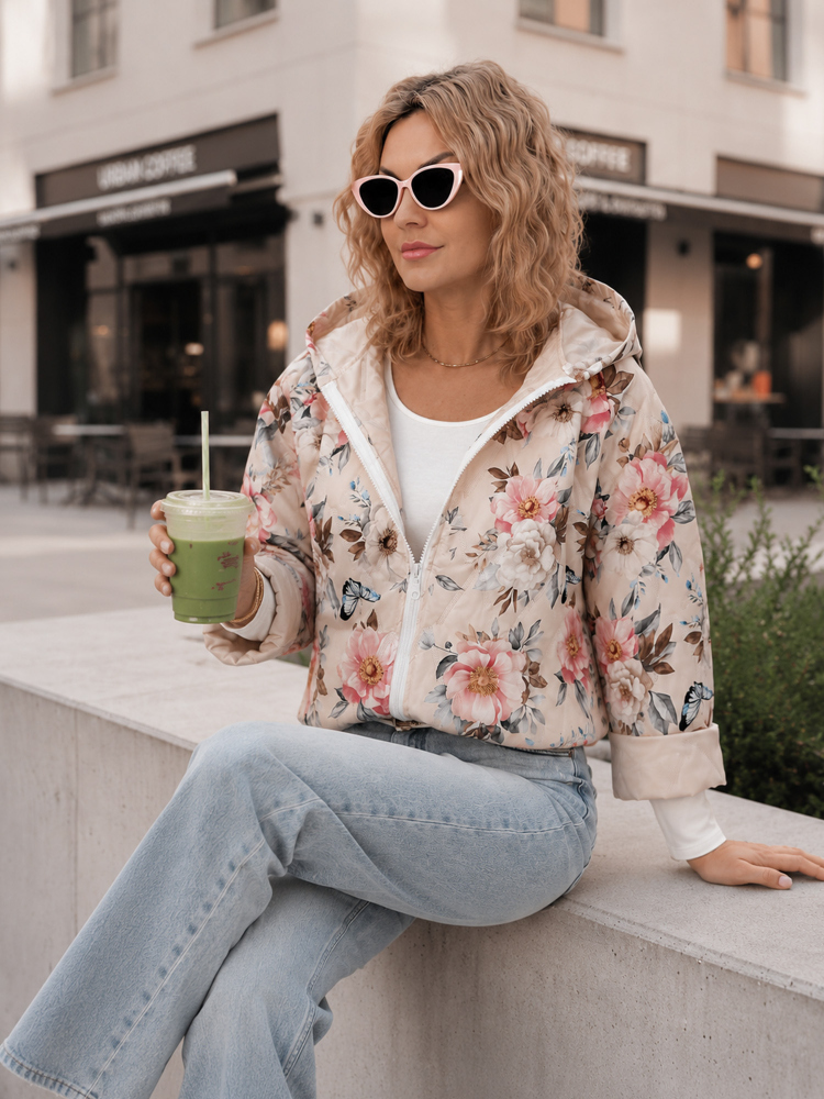 JACKET BOTANICO BEIGE