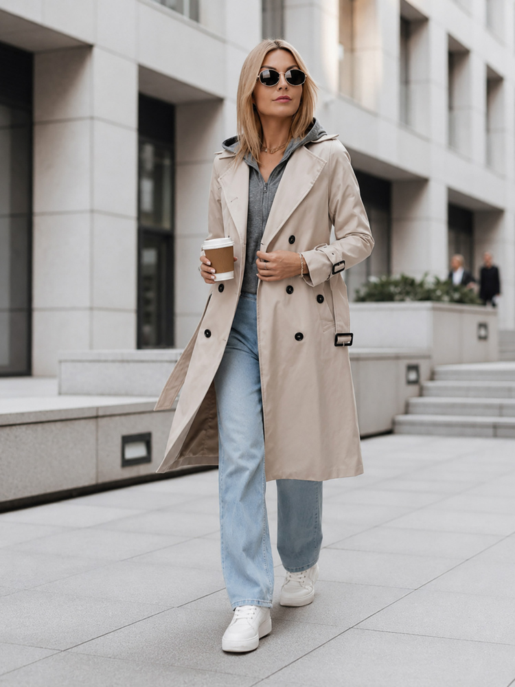 COAT LAFAYETTE TRENCH BEIGE